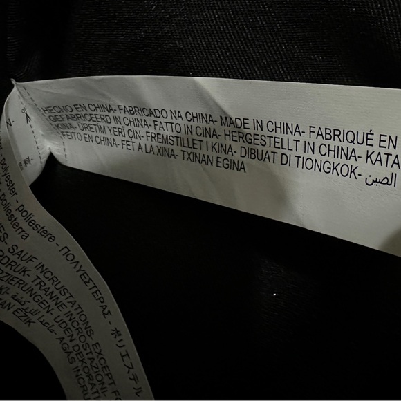 372 Zara | EUC Women’s Black Studded Silver Domed Studs Tote Bag (sz 13Wx12Hx3D) - Picture 8 of 14